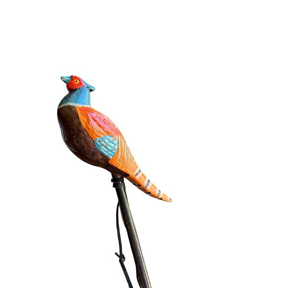 Hand Painted 18" Backscratcher Back Scratcher hand carved & painted Bird - Picture 6 of 8